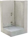 EHL L-Stein Ecke Beton 50 x 50 x 80 cm grau