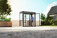 SunElements SunGarden Gartenhaus Infinity 2.1 233 x 128 cm anthrazit-metallic