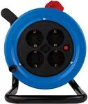 REV Kabeltrommel Innen 15 m H05VV-F 3G1,5mm&sup2;, schwarz blau