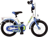 Bachtenkirch Kinderfahrrad Polizei 16 Zoll kristallwei&szlig;/blau/neon