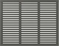 Plus Zaun Harmoni 180 x 140 cm umbragrau fungizidbehandelt