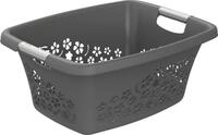 Rotho W&auml;schekorb Flowers 25 l anthrazit