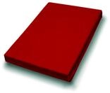 Vario Jersey-Spannbetttuch rot, 190 x 200 cm