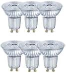Osram LED Reflektor PAR16 GU10 4,3 W warmwei&szlig; klar 6er Pack