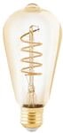 Eglo LED Deko Leuchtmittel Edison ST64 E27 4W amber 2000K
