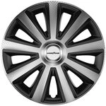 Goodyear Radzierblende Memphis Carbon 38 cm (15 Zoll) schwarz silber 4 St&uuml;ck
