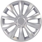 Cartrend Radzierblende Delta 40 cm (16 Zoll) silber 1 St&uuml;ck