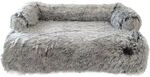 Nobby Sofamatte Nuru eckig L 110 x B 85 x H 15 cm grau