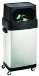 Primaster Abfalleimer Edelstahl 65 l mit Rollen