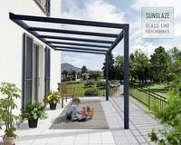 Canopia Terrassen&uuml;berdachung Stockholm 370 x 331 cm anthrazit