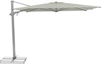 Ampelschirm Varioflex light grey 300 x 300 cm LED Beleuchtung inkl.