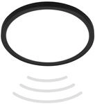 Briloner LED Deckenlampe Move 16W &Oslash; 24 cm schwarz Bewegungssensor neutralwei&szlig;