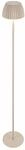 Briloner LED-Stehleuchte Riffle mit Akku beige dimmbar
