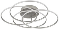 Globo Deckenleuchte Kombos &Oslash; 51,5 x 11,4 cm nickel matt warmwei&szlig;