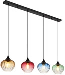 Globo H&auml;ngeleuchte Sander 111 x 120 cm bunt matt