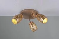 Trio Deckenleuchte Bidar &Oslash; 58 cm warmwei&szlig; coffee