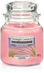 Yankee Candle Duftkerze Mittleres Glas Pink Island Sunset 340 g, rosa