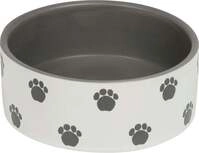 Nobby Hundenapf Keramik Pata &Oslash; 18 cm - 1,1 L creme-grau