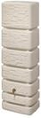 4rain Regenwasser-Wandtank Slim sandbeige 350 Liter