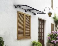Canopia Vordach Aquila 2050 Hellgrau Alu 206 x 92 cm