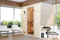Weka Massivholz-Sauna Valida Gr. 2 Sparset 4,5 kW BioS