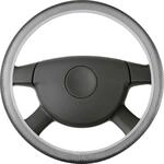 Walser Lenkradh&uuml;lle Soft Grip Styler schwarz-grau 1-teilig