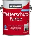 Primaster Wetterschutzfarbe 2,5 L schwedenrot