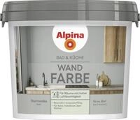 Alpina Wandfarbe f&uuml;r K&uuml;che & Badezimmer Sturmwolke 2,5 L