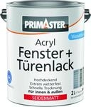 Primaster Acryl Fenster + T&uuml;renlack wei&szlig; seidenmatt 2 L