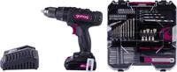 Gomag Akku-Schlagbohrschrauber-Set GO-CSK74/1 20 V Mobile Werkstatt Akku &...