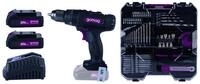 Gomag Akku-Schlagbohrschrauber-Set GO-CSK74/2 20 V Mobile Werkstatt 2 Akkus &
