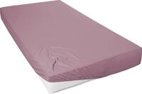 Westminster Spannbetttuch Mako Jersey 100 x 200 cm rosenholz