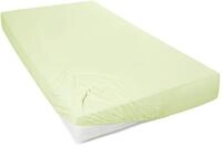 Mako Feinjersey Spannbettlaken 100 x 200 cm limone
