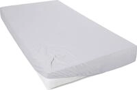 Westminster Spannbetttuch Mako Jersey 100 x 200 cm hellgrau