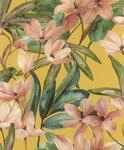 Tesa x Rasch selbstklebende Vliestapete Magnolia Bl&uuml;ten currygelb rosa 6 x...