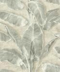Tesa x Rasch selbstklebende Tapete Cuba Blatt gr&uuml;n beige 6 x 0,53 m