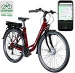 Z&uuml;ndapp E-Bike Z503 City 28 Zoll 7-Gang 522 Wh weinrot