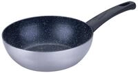 Fackelmann Wokpfanne Crisp &Oslash; 20 cm silber/schwarz