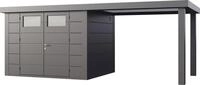 Telluria Ger&auml;tehaus Classico Open Lounge L 3024 rechts granitgrau 582 x 238 cm