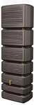 4rain Regenwasser-Wandtank Slim Wood Decor darkwood 350 Liter