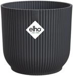 Elho Blumentopf Vibes Fold Kunststoff anthrazit &Oslash; 22x 20 cm