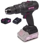 Gomag Akku-Schlagbohrschrauber GO-SBS60BL 20 V inkl. 4 Ah Starter-Kit