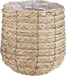 Mica &Uuml;bertopf Korb Avalon &Oslash; 26 x 26 cm Seegras hellbraun