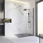 Schulte Duschwand Alexa Style 2.0 Walk In 120 x 200 cm gunmetal