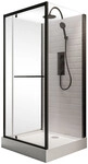 Schulte Komplettdusche Jersey II 90 x 90 x 215 cm mattschwarz