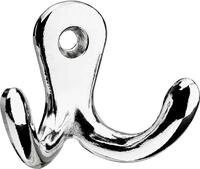 Hettich Zierhaken Zinkdruc kguss, Aluminium Optik, 1 St&uuml;ck