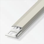alfer Abschluss-Profil 1 m, 19.5 x 7 mm Aluminium eloxiert titan