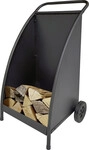 FireFix Holzwagen auf R&auml;dern 87 x 53 cm schwarz