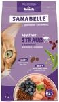 Sanabelle Katzentrockenfutter Adult mit Strau&szlig; & Blaubeeren f&uuml;r ausgewachsene