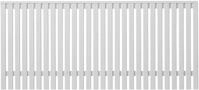 Plus Zaun Sendai 180 x 80 cm RAL 9010 Wei&szlig;